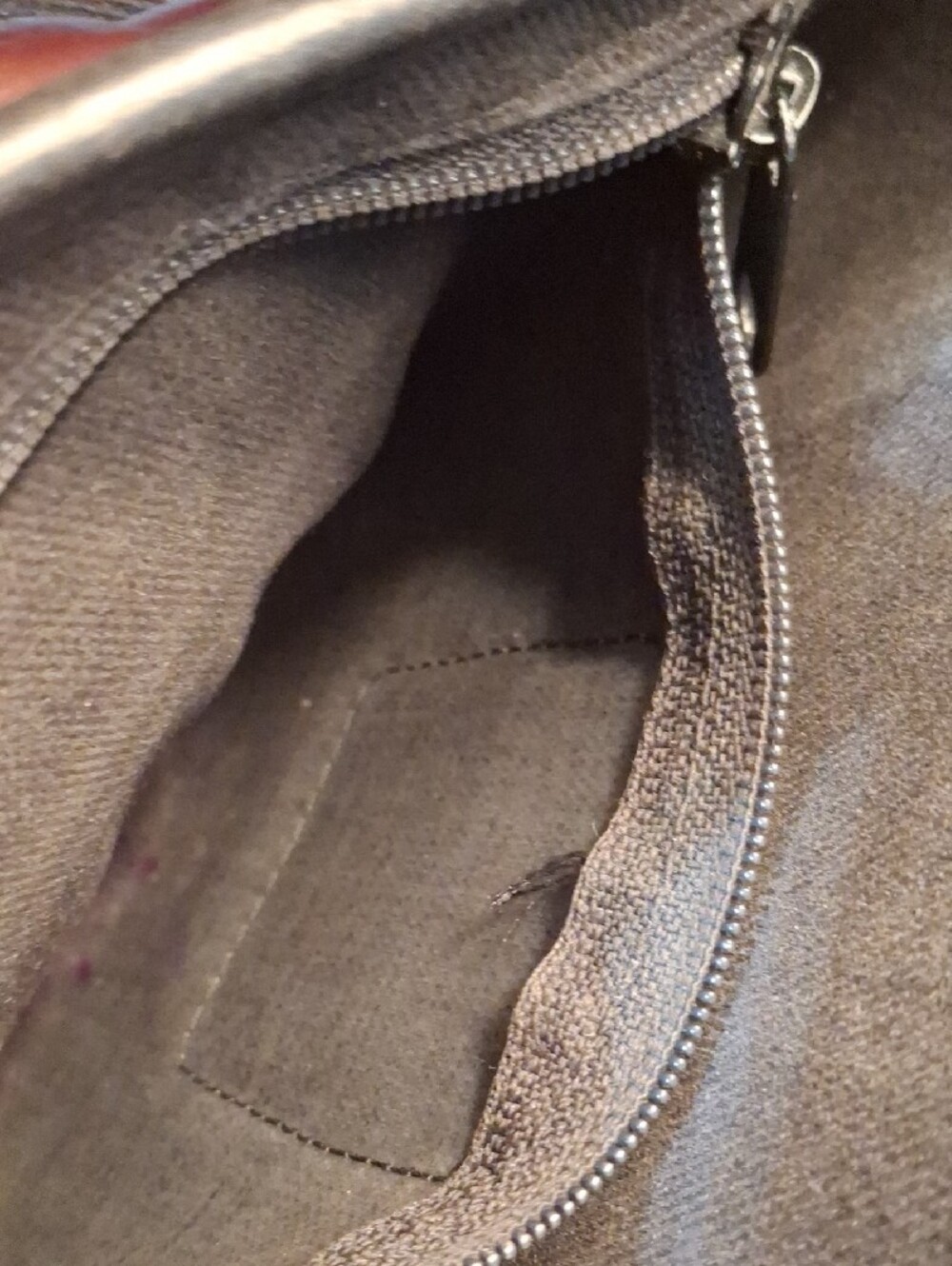 Brighton Magdaleine Brown Croc-Embossed & Black Leather Crossbody Vintage - Picture 15 of 15